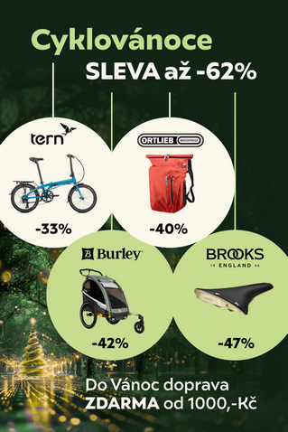 CYKLOVÁNOCE - slevy až 62 %
