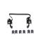 ORTLIEB QL2.1 Mounting Hooks - 16 mm