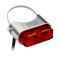 SON Rear Light seatpost mount - stříbrná/červená