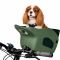 KVISP Dog Bike Carrier S - zelená